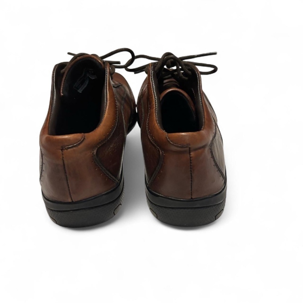 Auri Wingtip Oxford Shoes Brown Italian Leather Men's 9D / 42 Lace Up - Picture 4 of 7